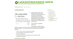 Desktop Screenshot of lakastakarek.info