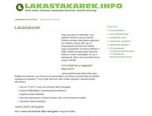 Tablet Screenshot of lakastakarek.info